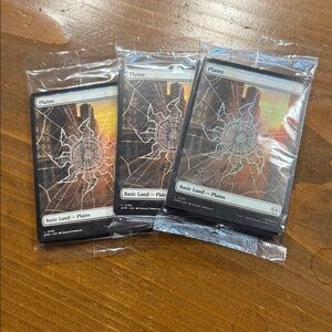 Magic The Gathering Card Plains Basic Land Plains sealed set of 3 packs